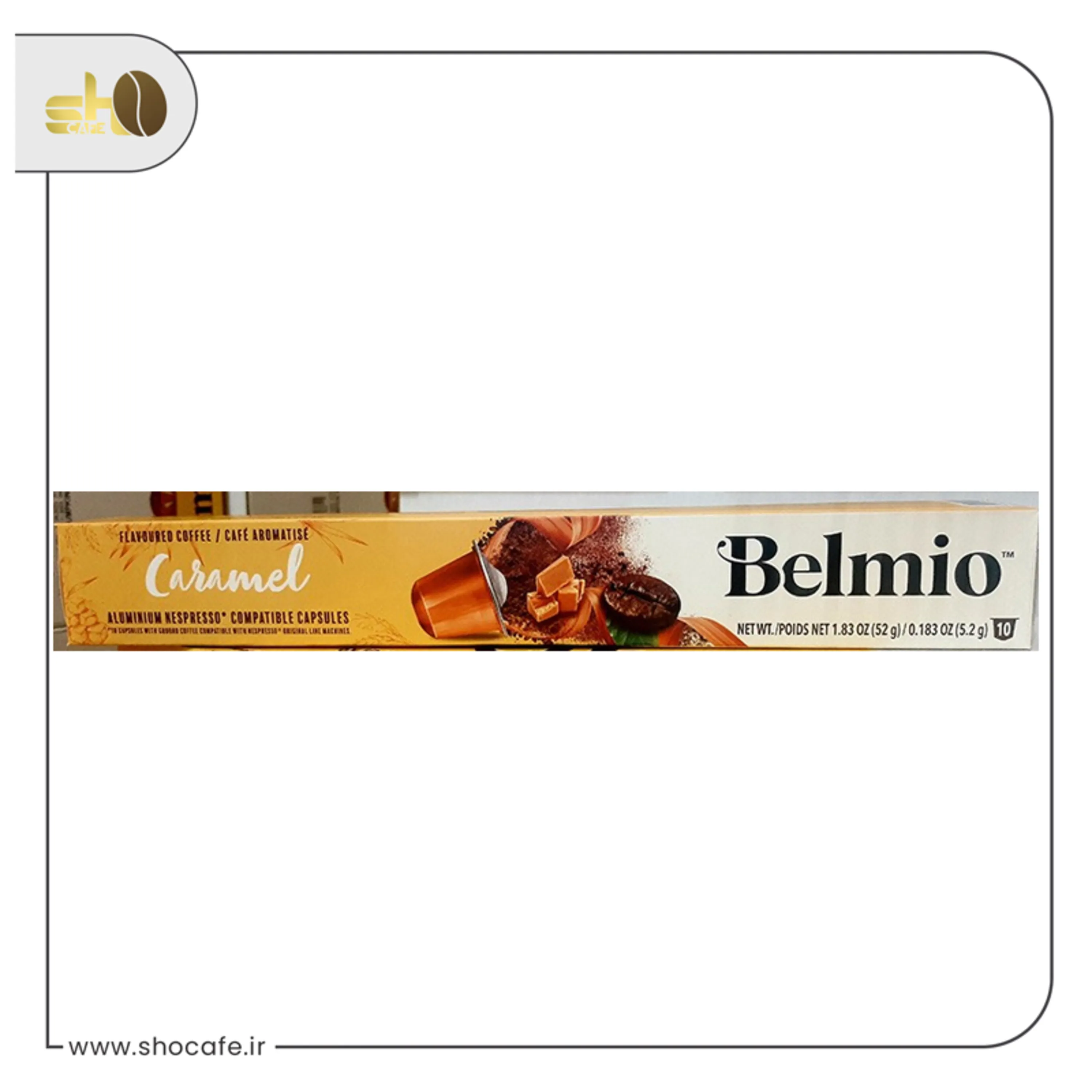 کپسول قهوه نسپرسو بلمیو Caramel-10 pod